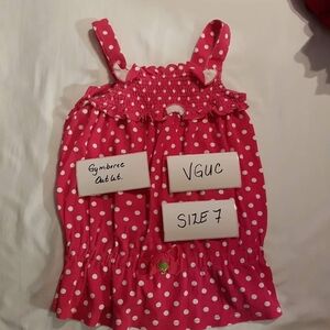 Gymboree girls Outlet pink tank top size 7